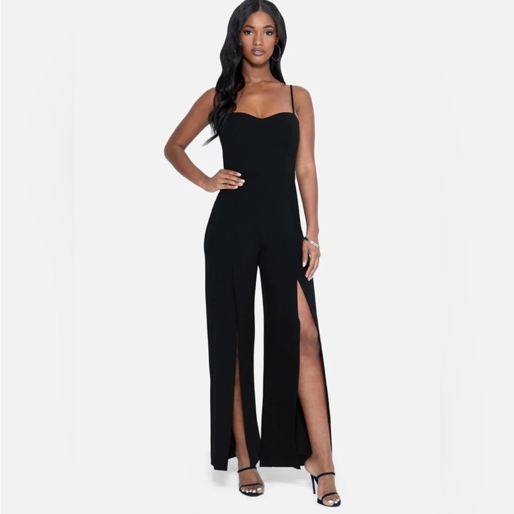 Bebe Scuba open leg jumpsuit Large - Picture 2 of 11